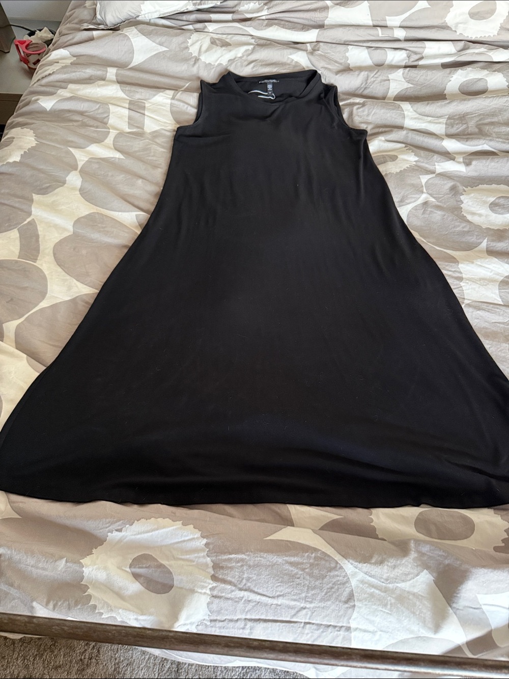 Eileen Fisher Black Sleeveless A-Line Dress